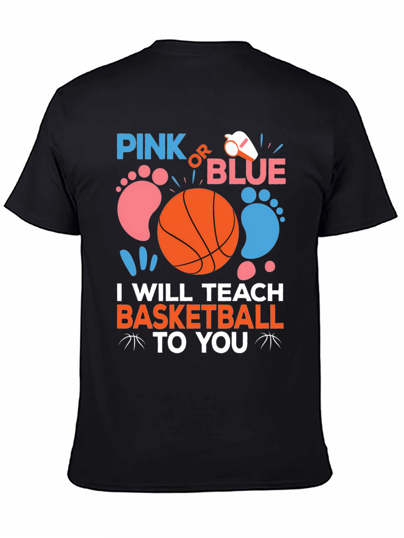 Camiseta Gender Reveal Baloncesto