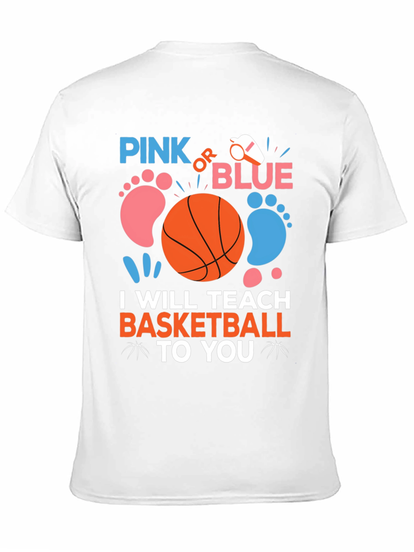 Camiseta Gender Reveal Baloncesto