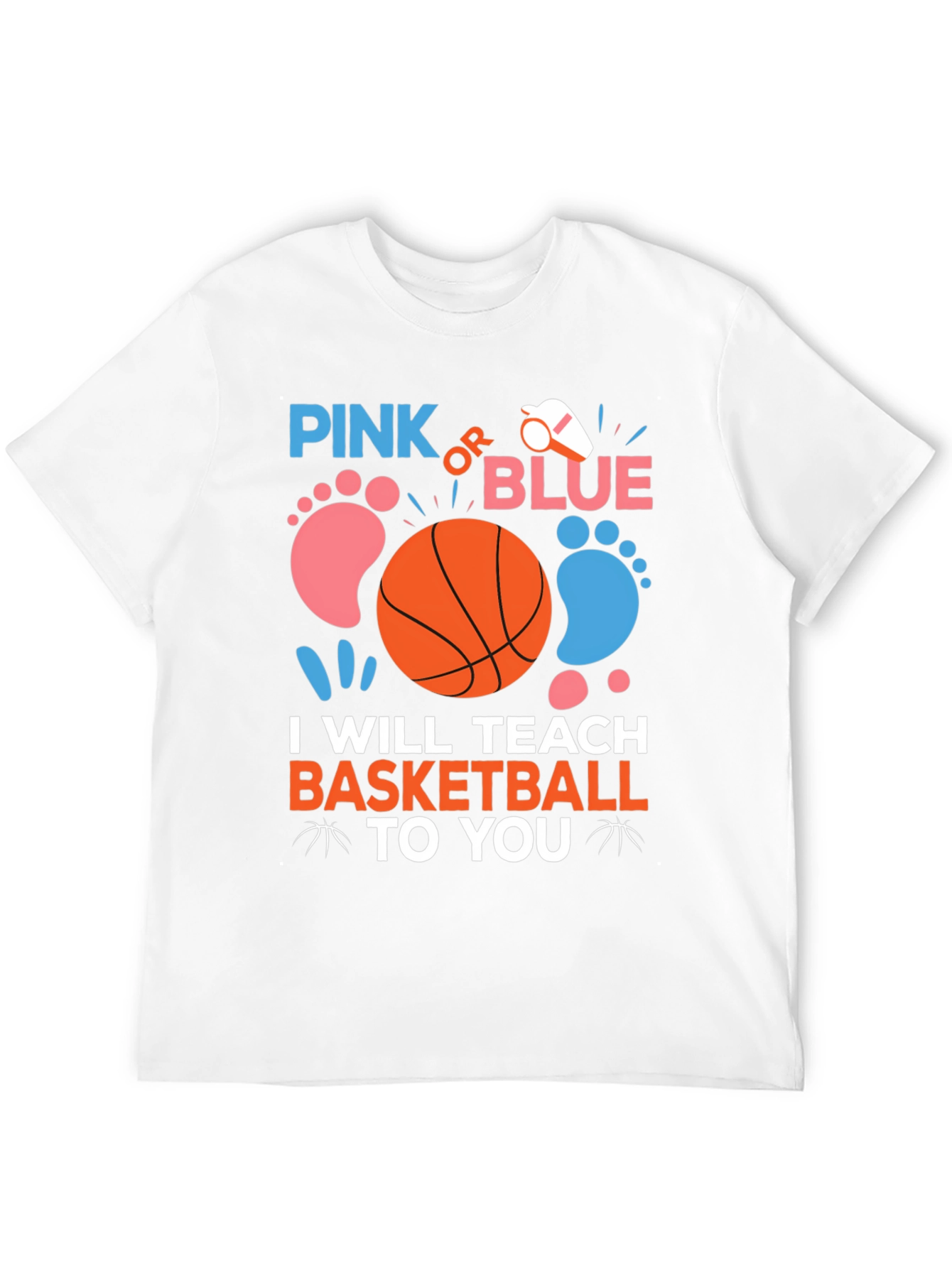 Camiseta Gender Reveal Baloncesto