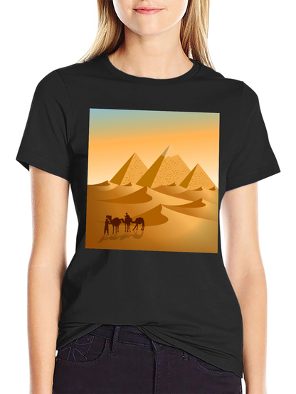 Camiseta Hombre Diseño Pirámides Egipto