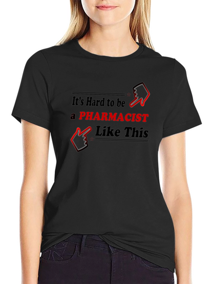 Camiseta Negra Farmacéutico: Comodidad y Estilo Único