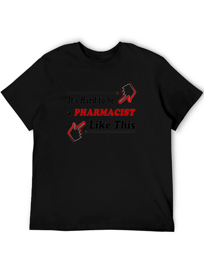 Camiseta Negra Farmacéutico: Comodidad y Estilo Único