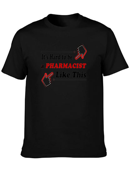 Camiseta Negra Farmacéutico: Comodidad y Estilo Único