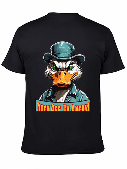 Camiseta Hombre Pato Enojado - ¡Aléjate!