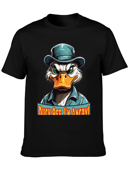 Camiseta Hombre Pato Enojado - ¡Aléjate!