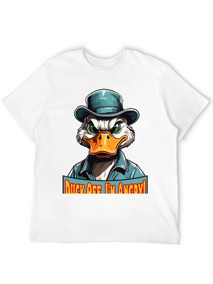 Camiseta Hombre Pato Enojado - ¡Aléjate!