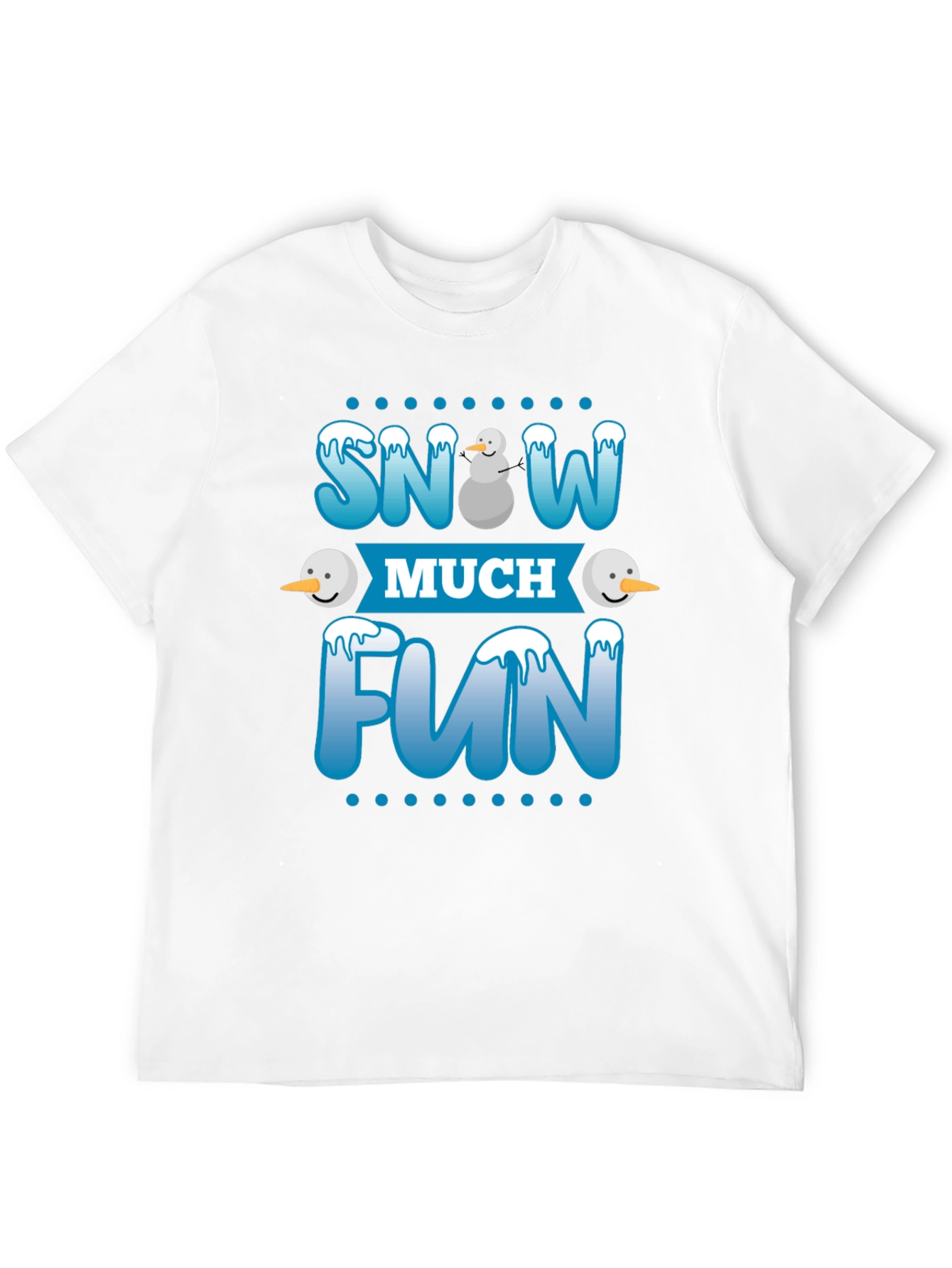 Camiseta Negra Divertida de Invierno