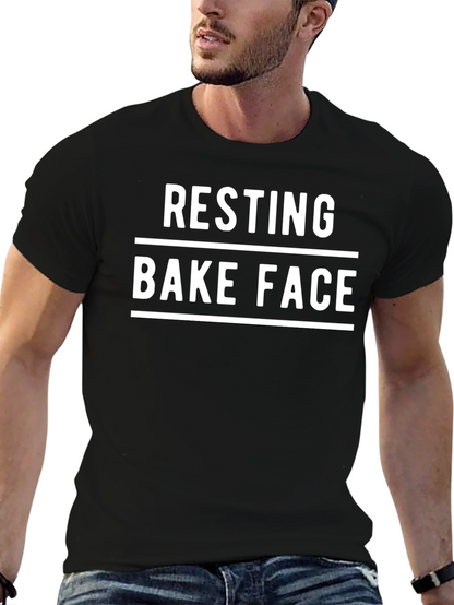 Camiseta Negra Resting Bake Face