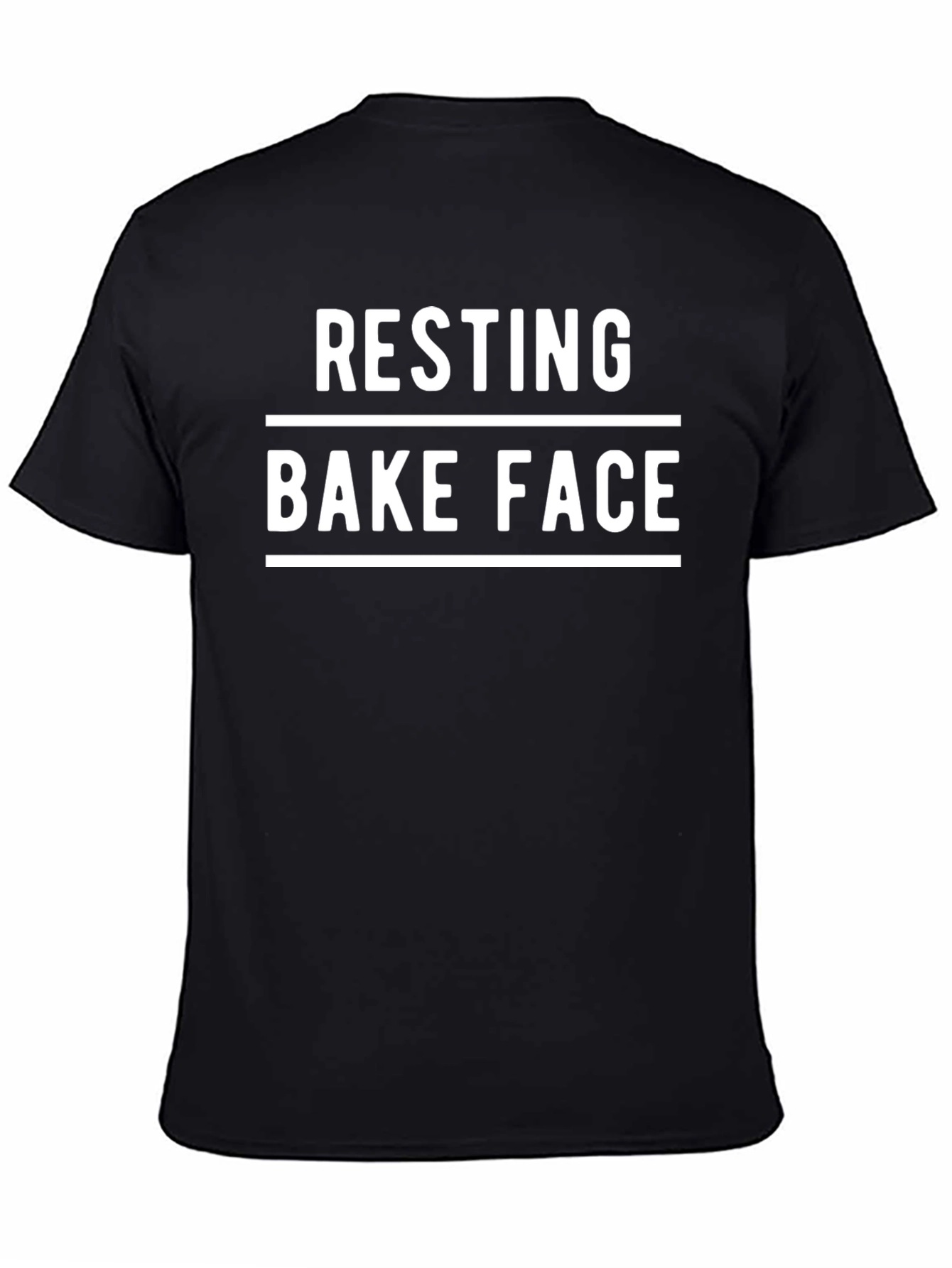Camiseta Negra Resting Bake Face