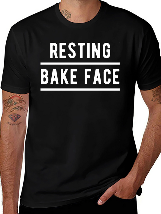 Camiseta Negra Resting Bake Face