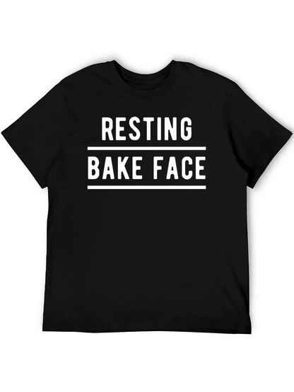 Camiseta Negra Resting Bake Face