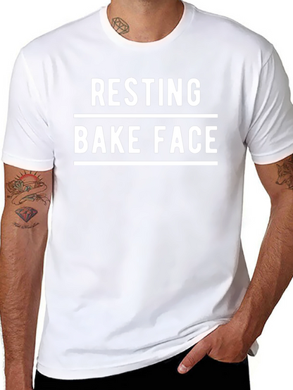 Camiseta Negra Resting Bake Face