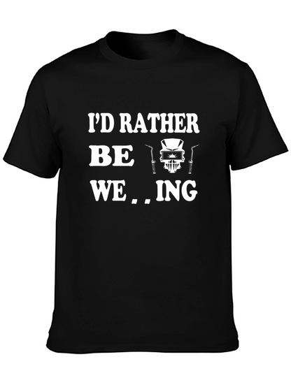 Camiseta Negra Prefiero Soldar