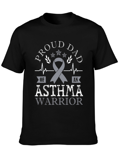Camiseta Proud Dad Asthma Warrior
