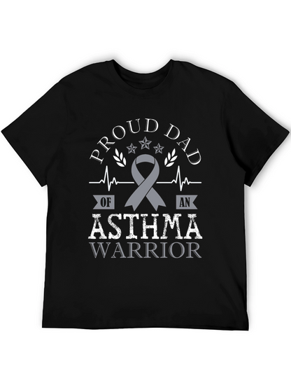 Camiseta Proud Dad Asthma Warrior
