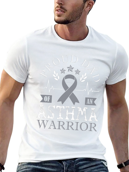 Camiseta Proud Dad Asthma Warrior